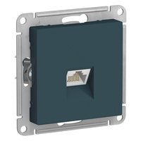 Schneider electric ATLAS DESIGN РОЗЕТКА компьютерная RJ45, кат. 6A, механизм, ИЗУМРУД ATN000886