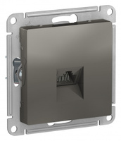 Schneider Electric ATLAS DESIGN РОЗЕТКА компьютерная RJ45, механизм, СТАЛЬ ATN000983