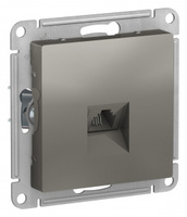 Schneider Electric ATLAS DESIGN РОЗЕТКА телефонная RJ11, механизм, СТАЛЬ ATN000981
