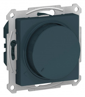 Schneider Electric ATLAS DESIGN СВЕТОРЕГУЛЯТОР (диммер) поворотно-нажимной, 315Вт, мех., ИЗУМРУД ATN000834