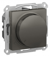 Schneider Electric ATLAS DESIGN СВЕТОРЕГУЛЯТОР (диммер) поворотно-нажимной, 315Вт, мех., СТАЛЬ ATN000934