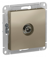 Schneider Electric ATLAS DESIGN TV АНТЕННА коннектор, механизм, ШАМПАНЬ ATN000593