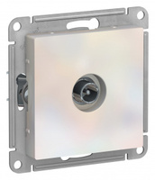 Schneider Electric ATLAS DESIGN TV РОЗЕТКА оконечная 1DB, механизм, ЖЕМЧУГ ATN000491