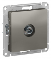 Schneider Electric ATLAS DESIGN TV РОЗЕТКА проходная 4DB, механизм, СТАЛЬ ATN000992