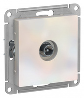 Schneider Electric ATLAS DESIGN TV РОЗЕТКА проходная 4DB, механизм, ЖЕМЧУГ ATN000492