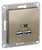 Schneider Electric ATLAS DESIGN USB РОЗЕТКА, 5В, 1 порт x 2,1 А, 2 порта х 1,05 А, механизм, ШАМПАНЬ ATN000533 Schneider Electric ATLAS DESIGN USB РОЗЕТКА, 5В, 1 порт x 2,1 А, 2 порта х 1,05 А, механизм, ШАМПАНЬ ATN000533