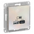 Schneider electric ATLAS DESIGN USB РОЗЕТКА A+С, 5В/2,4А, 2х5В/1,2А, механизм, ЖЕМЧУГ ATN000439 Schneider electric ATLAS DESIGN USB РОЗЕТКА A+С, 5В/2,4А, 2х5В/1,2А, механизм, ЖЕМЧУГ ATN000439
