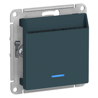 Schneider electric ATLAS DESIGN ВЫКЛЮЧАТЕЛЬ карточный 10А, без задержки времени, механизм, ИЗУМРУД ATN000867