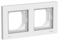Schneider Electric ATLAS DESIGN AQUA 2-постовая РАМКА IP44, БЕЛЫЙ ATN440102