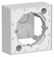 Schneider Electric ATLAS DESIGN КОРОБКА для наружного монтажа, БЕЛЫЙ ATN000100