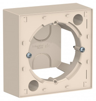 Schneider Electric ATLAS DESIGN КОРОБКА для наружного монтажа, БЕЖЕВЫЙ ATN000200