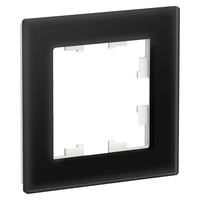 Schneider electric ATLAS DESIGN NATURE 1-постовая РАМКА, ОРГАНИЧЕСКОЕ СТЕКЛО ЧЕРНЫЙ ATN321001