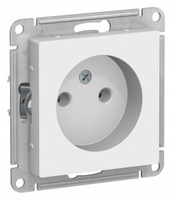 Schneider Electric ATLAS DESIGN РОЗЕТКА без заземления, 16А, механизм, БЕЛЫЙ ATN000141