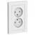 Schneider Electric ATLAS DESIGN РОЗЕТКА двойная без заземления со шторками,16А, в сборе, БЕЛЫЙ ATN000122 Schneider Electric ATLAS DESIGN РОЗЕТКА двойная без заземления со шторками,16А, в сборе, БЕЛЫЙ ATN000122