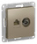 Schneider Electric ATLAS DESIGN РОЗЕТКА двойная комп+ТВ, RJ45+TV, кат.5E, механизм, ШАМПАНЬ ATN000589 Schneider Electric ATLAS DESIGN РОЗЕТКА двойная комп+ТВ, RJ45+TV, кат.5E, механизм, ШАМПАНЬ ATN000589