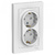 Schneider Electric ATLAS DESIGN РОЗЕТКА двойная с заземлением, 16А, в сборе, БЕЛЫЙ ATN000124 Schneider Electric ATLAS DESIGN РОЗЕТКА двойная с заземлением, 16А, в сборе, БЕЛЫЙ ATN000124