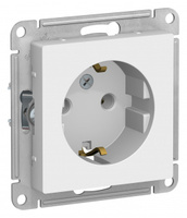 Schneider Electric ATLAS DESIGN РОЗЕТКА с заземлением, 16А, механизм, БЕЛЫЙ ATN000143