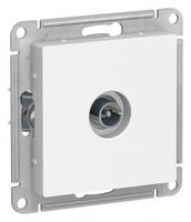 Schneider Electric ATLAS DESIGN TV АНТЕННА коннектор, механизм, БЕЛЫЙ ATN000193