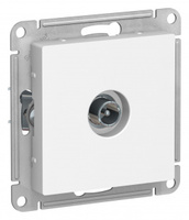 Schneider Electric ATLAS DESIGN TV РОЗЕТКА оконечная 1DB, механизм, БЕЛЫЙ ATN000191