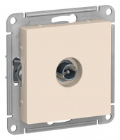 Schneider Electric ATLAS DESIGN TV РОЗЕТКА проходная 4DB, механизм, БЕЖЕВЫЙ ATN000292