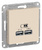Schneider Electric ATLAS DESIGN USB РОЗЕТКА, 5В, 1 порт x 2,1 А, 2 порта х 1,05 А, механизм, БЕЖЕВЫЙ ATN000233 Schneider Electric ATLAS DESIGN USB РОЗЕТКА, 5В, 1 порт x 2,1 А, 2 порта х 1,05 А, механизм, БЕЖЕВЫЙ ATN000233