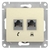 Schneider GLOSSA розетка Компьютер CAT5 + TF крем механизм GSL000285 Schneider GLOSSA розетка Компьютер CAT5 + TF крем механизм GSL000285