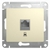 Schneider GLOSSA розетка Компьютер CAT5 крем механизм GSL000281K Schneider GLOSSA розетка Компьютер CAT5 крем механизм GSL000281K