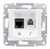 Schneider SEDNA розетка Компьютер + TF белая SDN5100121 Schneider SEDNA розетка Компьютер + TF белая SDN5100121