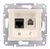 Schneider SEDNA розетка Компьютер + TF крем SDN5100147 Schneider SEDNA розетка Компьютер + TF крем SDN5100147