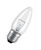 Osram лампа накаливания Е27 40W свеча прозрачная