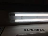 Светильник накладной пыле-влаго-защищенный NORD 236 LED ЛПП 2x36 1200mm IP65 6500K