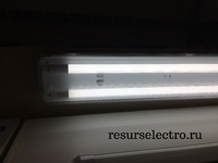 Светильник накладной пыле-влаго-защищенный "Айсберг" LED ЛПП 2x36 1200mm IP65 CSVT-SAN 6500K