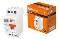 TDM УЗО 220V 16A 100mA 2P ВД1-63 SQ0203-0001