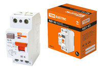 TDM УЗО 220V 16A 30mA 2P ВД1-63 SQ0203-0004